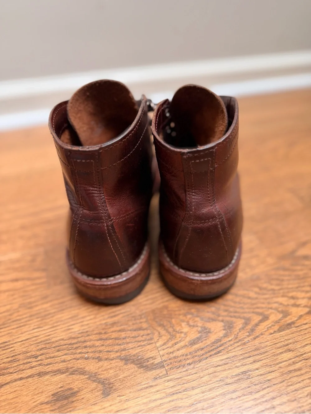 Wolverine 1000 Miles Vibram Men’s Brown Leather Lace-Up Boots